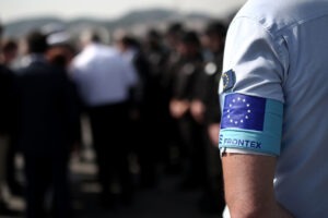 Armband of a Frontex member